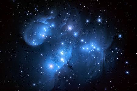 关宿昴宿星团M45星云概念图设计图片