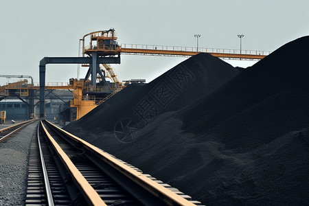 煤炭工业设施装置高清图片