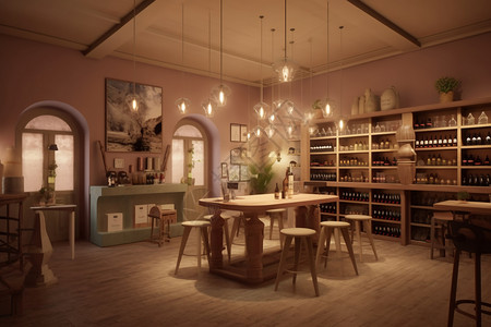 葡萄酒收藏品酒室设计图片