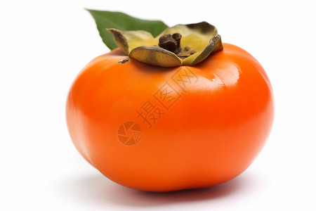 水果柿子背景图片