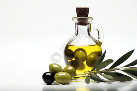 高级烹调高品质橄榄油背景