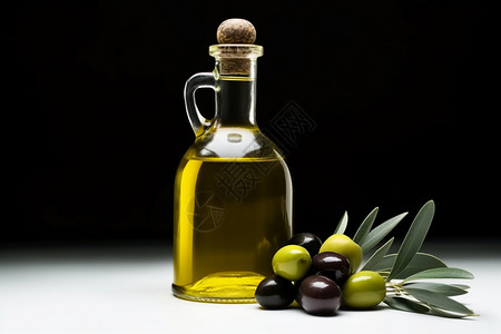 高级烹调健康橄榄油背景