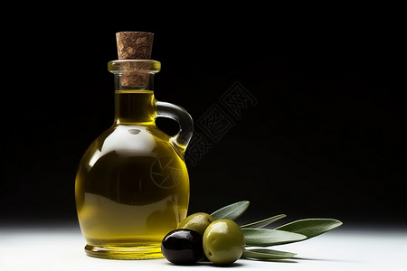 天然橄榄油背景图片