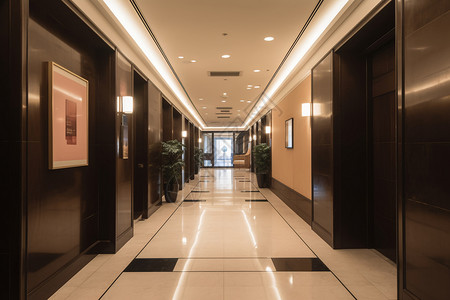 高级酒店走廊图片