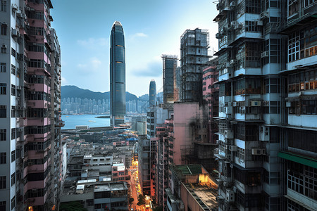 香港建筑图片背景图片