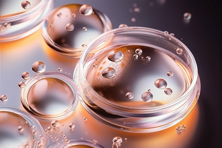 高分子凝胶透明液体化妆品凝胶设计图片