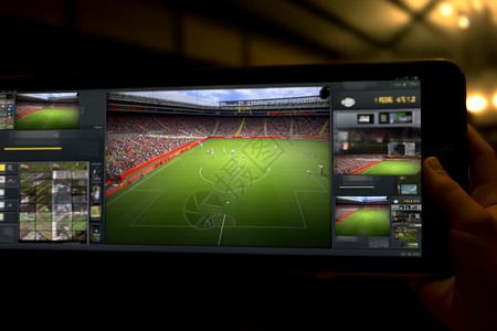 足球视频足球赛直播画面背景