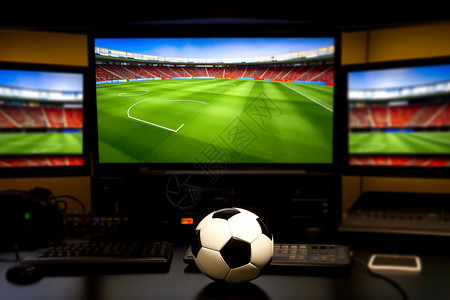 足球赛直播视频背景图片