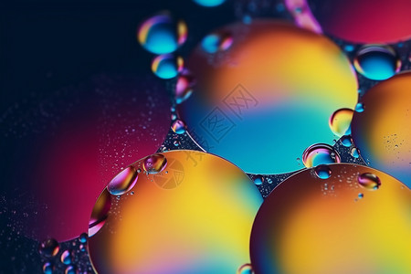 分子气泡水背景图片
