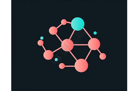 科研分子图背景图片