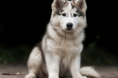 阿拉斯加马尔穆特犬背景