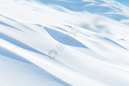 银白白雪皑皑的场景背景
