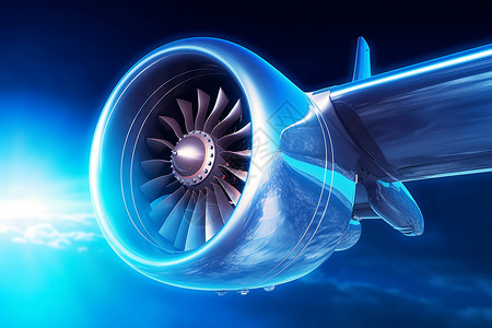飞机涡轮发动机现代飞机的涡轮设计图片