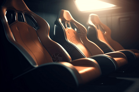 皮质的椅子能变形的汽车座椅设计图片