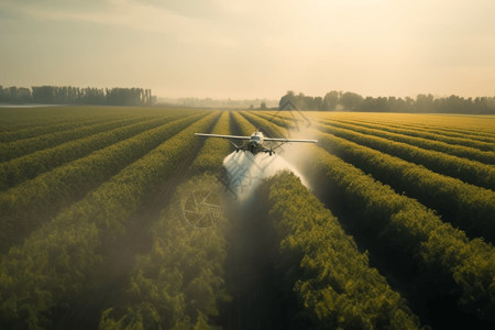 无人机喷洒农药农药灌溉设计图片