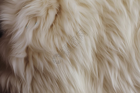 白色的狗毛图片
