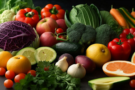新鲜的蔬菜水果图片
