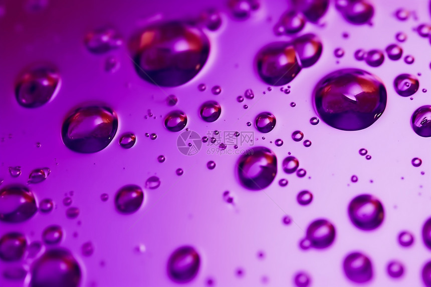 抽象紫色油滴图片