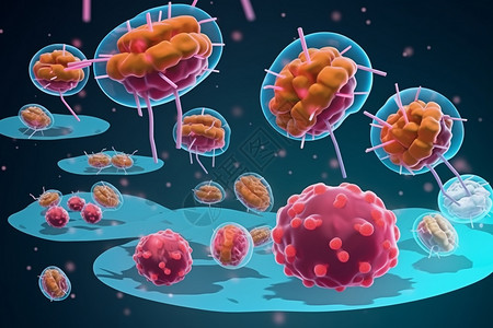 细菌微生物概念图片