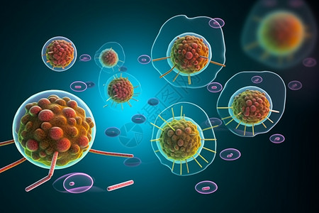 医疗细胞背景图片