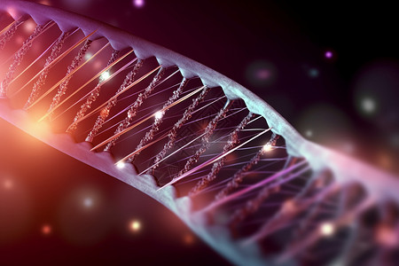 抽象的DNA螺旋背景图片