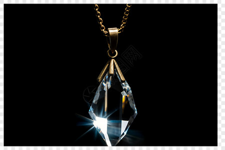 钻石项链水晶设计图片