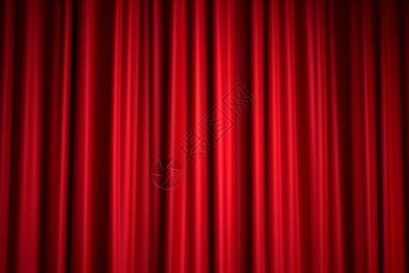 舞台照片红色舞台幕布窗帘背景
