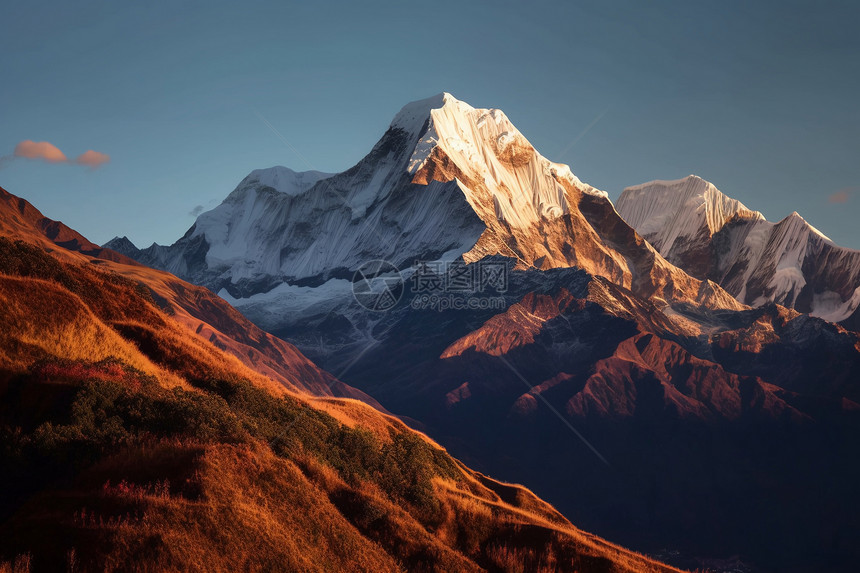 喜马拉雅山中段安纳普尔纳峰图片