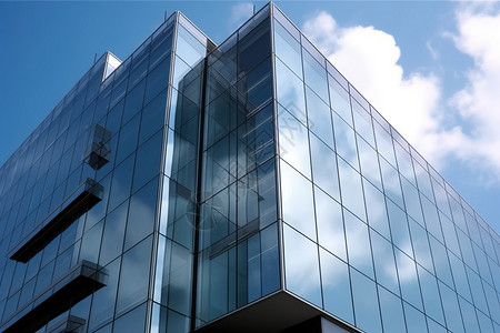 现代建筑玻璃窗图片