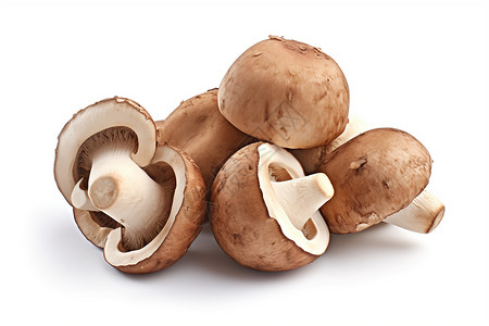 美食香菇背景图片