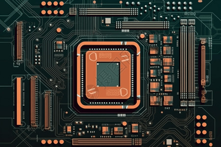 精品CPU芯片背景图片