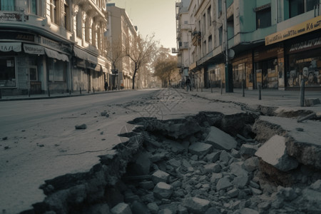 地震灾害背景图片