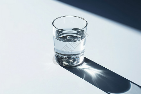 玻璃水杯的反射原理图片