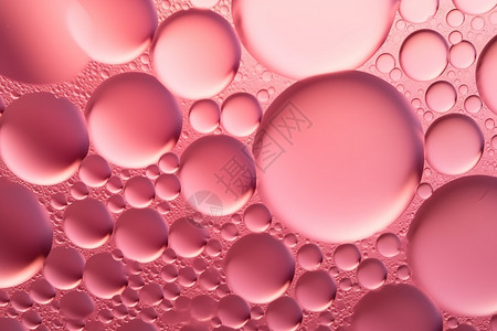 抽象粉红色气泡纹理图片