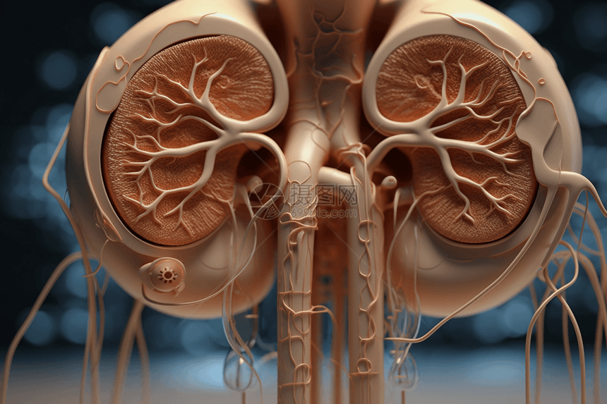 医学实验的泌尿系统模型图片
