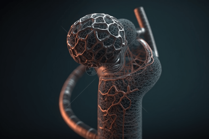 人体食道的3D模型图片