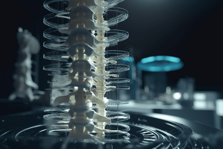 骨科治疗脊柱3D模型设计图片