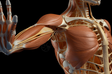 物理治疗的肌肉骨骼模型图片