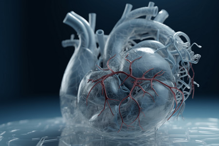 临床医学心脏血管模型设计图片