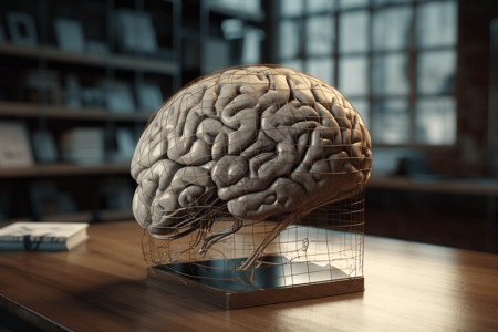 实验室的大脑模型图片