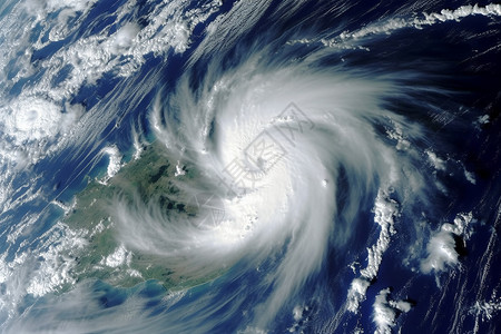 卫星的台风云图设计图片