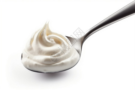 一勺乳脂奶油图片