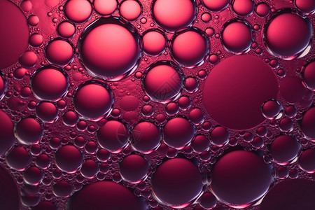 红色泡泡抽象气泡纹理设计图片