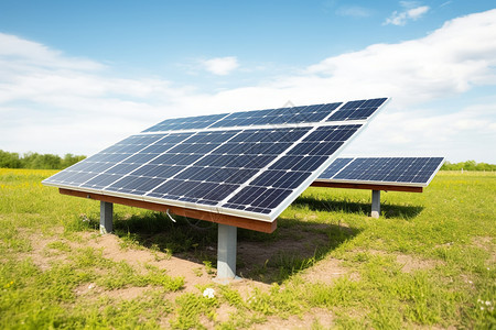 太阳能电源太阳能发电新能源背景