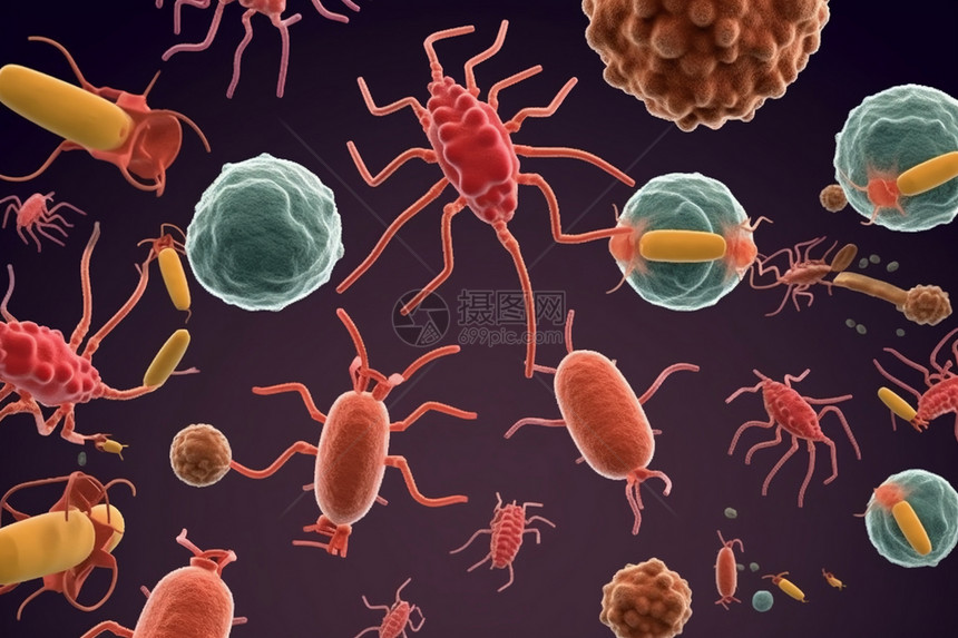 微生物概念图片
