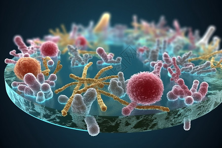 生物大肠杆菌原体图片