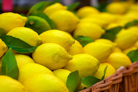 市场中的柠檬图片