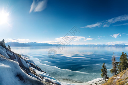 贝加尔湖自然景观图片