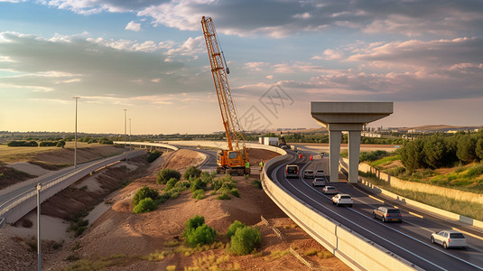 道路扩建城市高架桥扩建项目背景
