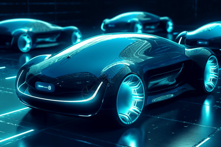 纳米技术汽车背景图片